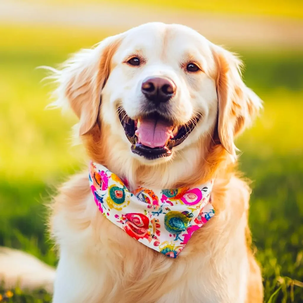 DogPack Happy Labrador with bandana