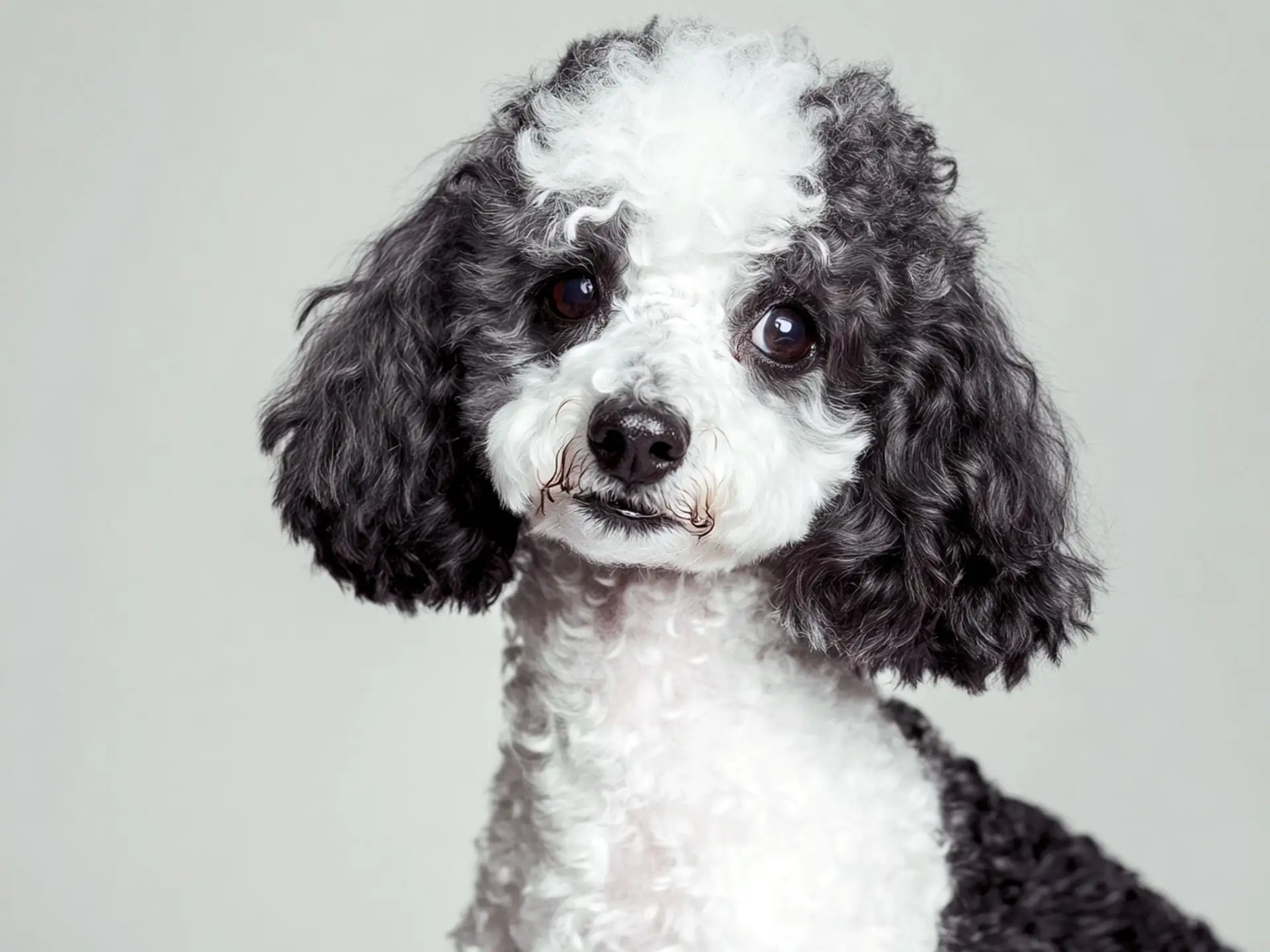 A neatly groomed Poodle displaying a hypoallergenic, low-shedding dog breed ideal for new owners