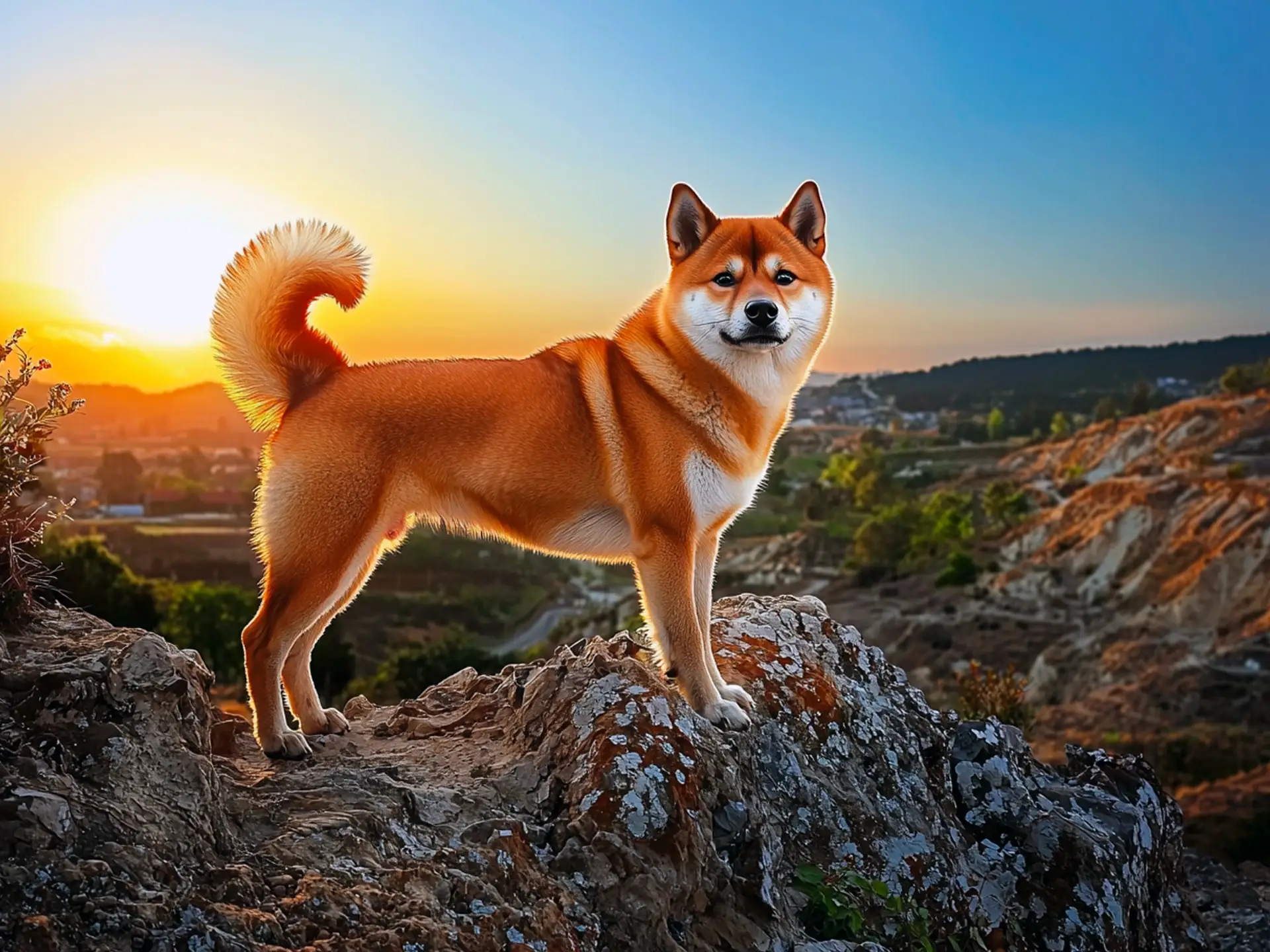 shiba-inu-standing-rocky-hill.jpg